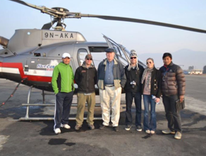 Heli Excursion for panoramic excursion of the Everest region